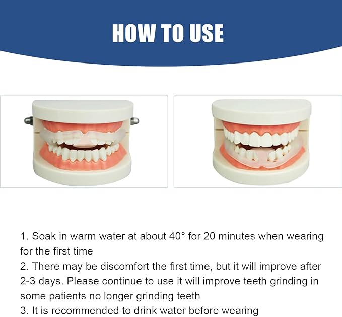Teeth Grinding Night Guards Teeth Cushion Mouth Guard Protection Braces Anti-Grinding Braces Teeth Protector Sleep Teeth Grinder for Adults and Children (20 Pack)