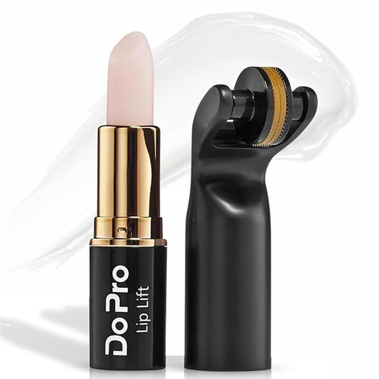 Plumping Lipstick with Stimulating Roller for Maximum Absorption and Long-Lasting Results – Lip Gloss with Hyaluronic Acid, Collagen, Vitamins C & E – Volumizing and Hydrating Lip Plumping Serum – 5ml