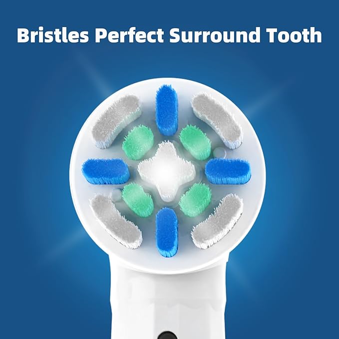 iO Replacement Heads Compatible with Oral B iO, for Oral B iO 2/3/4/5/6/7/8/9/10 Series Electric Toothbrushes, Medium Softness for Protect Teeth and Gums, 10 White