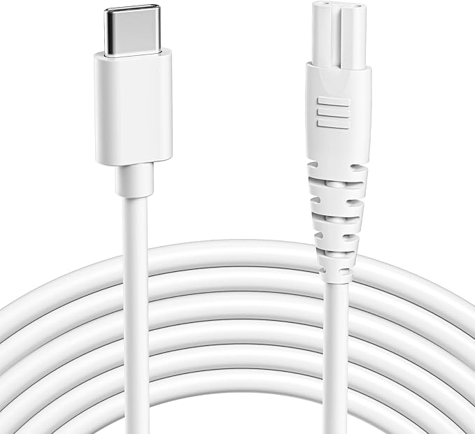 COSLUS Original Water Flosser Charger: Replacement Charger for Aquasonic, Nicwell, Oralfree, Nicefeel, Hangsun, Tovendor Figure-8 Charging Water Flosser, Durable Water Dental Pick Charger Cord