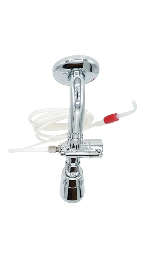 Oral Breeze ShowerBreeze | Oral Irrigator & Water Pick Teeth Cleaner for Braces, Gums, Implants | Shower-Powered, No Batteries, No Mess | Adjustable Pressure & Unlimited Warm Water