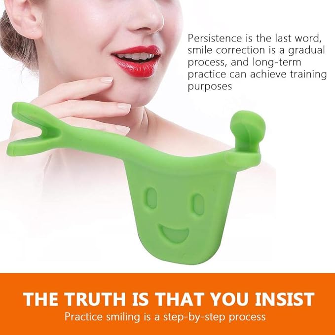 Smiling Maker, Smile Corrector, Face Trainer Smile Trainer Silicone Strap Face Line Lifting Muscle Training Mouth(1#)