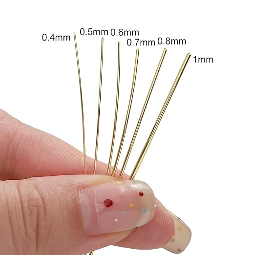 14K Gold Plated Wire 0.8mm 5 Meters Bead Cord for Bracelet Necklace Charm Beading Jewelry Making Findings