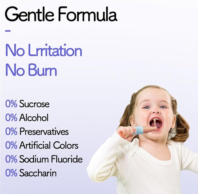 TooToo Kids Oral Spray, Toddler Toothpaste Helper for Newborn to Kids, Natural Grape Flavo