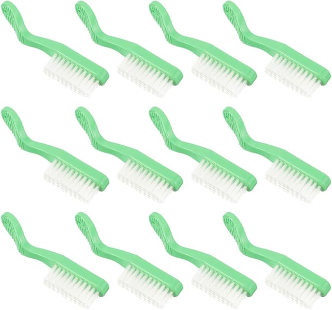 Yardwe 20Pcs Manual Prison Toothbrushes with Soft Medium Bristles Short Handle Portable Travel Size Mini Disposable Toothbrushes for Teeth Cleaning and Oral Care