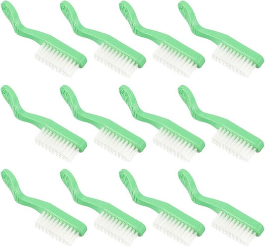 Yardwe 20Pcs Manual Prison Toothbrushes with Soft Medium Bristles Short Handle Portable Travel Size Mini Disposable Toothbrushes for Teeth Cleaning and Oral Care