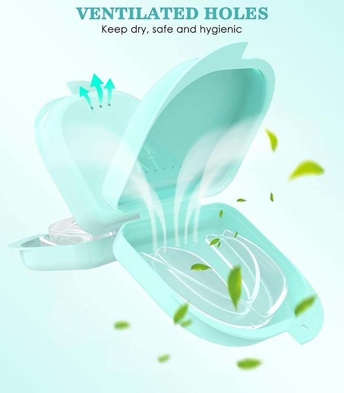 Mouth Guard for Grinding Teeth at Night,Upgraded Safety EVA Material, Night Guards for Teeth Grinding, Large (4 Pack),Transparent