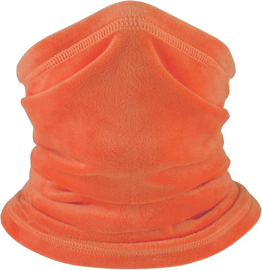Polar Fleece Neck Warmer - Windproof Winter Neck Gaiter Cold Weather Face Mask For Men Women - 1 Pack