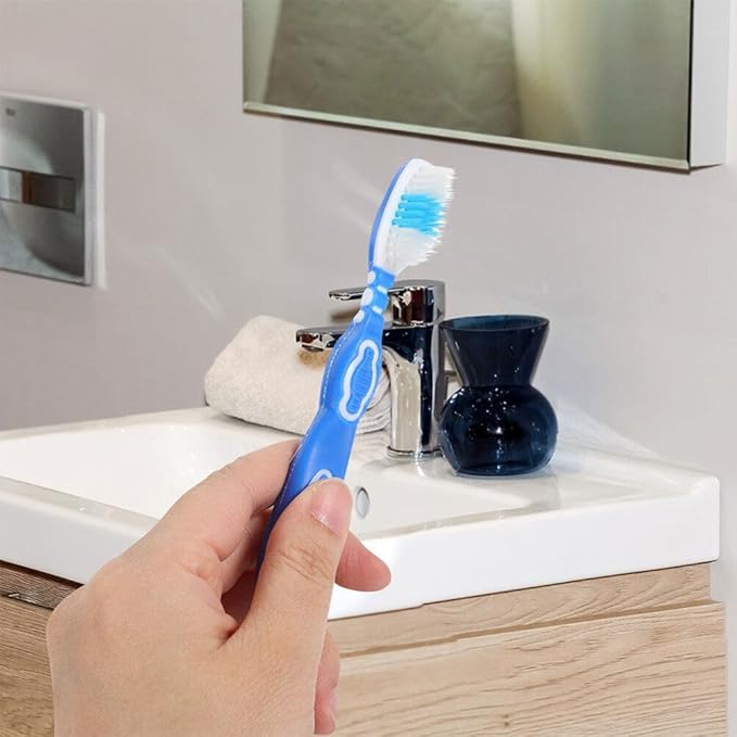 Beaupretty 6Pcs Mini Travel Toothbrush Set Short Handle Soft Bristles Portable Toothbrush for Oral Care on The Go