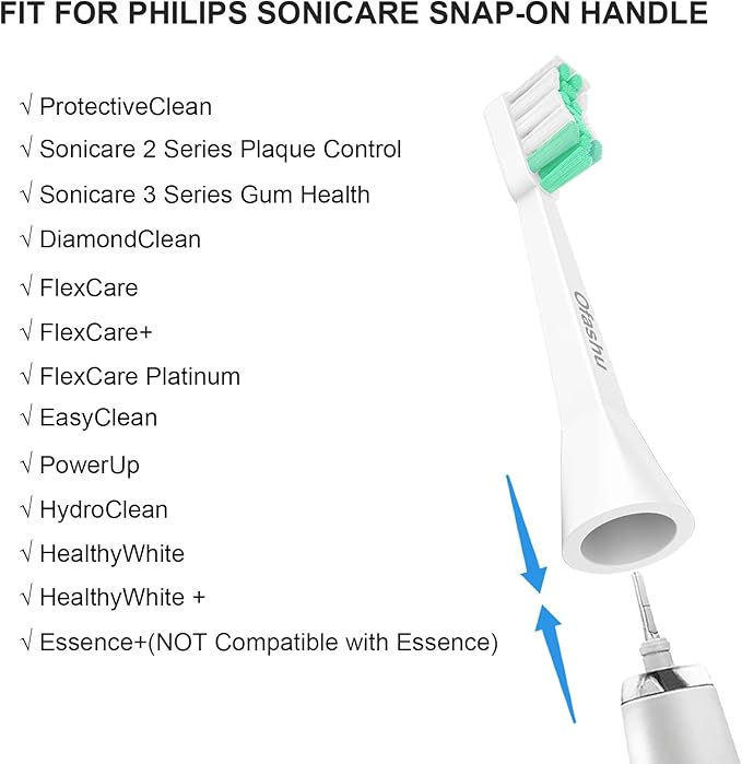 Electric Toothbrush Replacement Heads for Philips Sonicare ProtectiveClean DiamondClean HX9023, 10 Pack