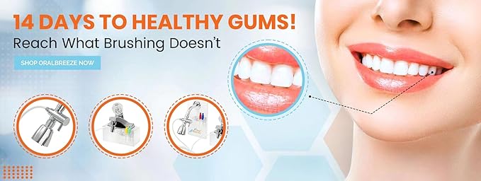 Oral Breeze ShowerBreeze | Oral Irrigator & Water Pick Teeth Cleaner for Braces, Gums, Implants | Shower-Powered, No Batteries, No Mess | Adjustable Pressure & Unlimited Warm Water