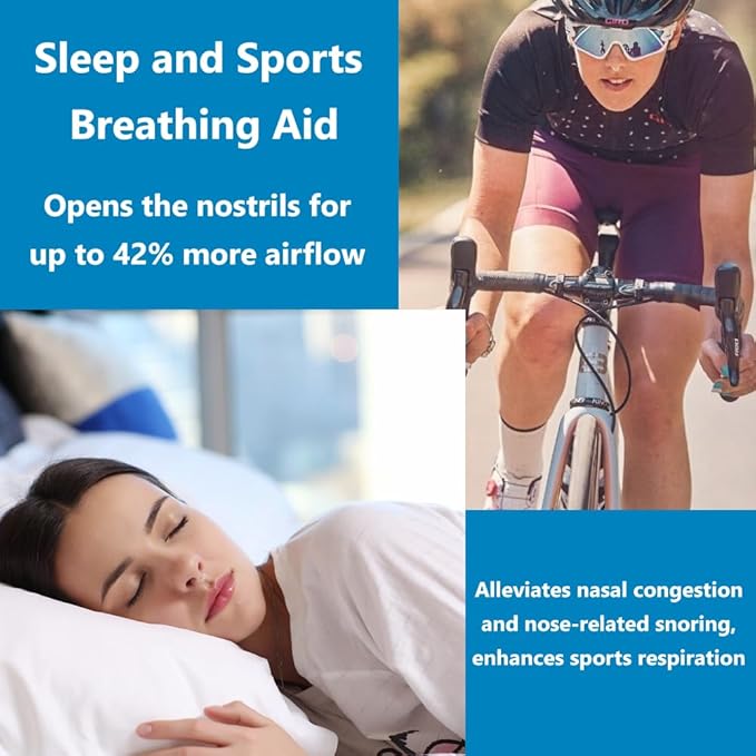 WoodyKnows Super-Support Nasal Dilator, Improves Sleep and Sports Airflow, Nasal Congestion and Nose-Related snoring aid (XS 8Pack)