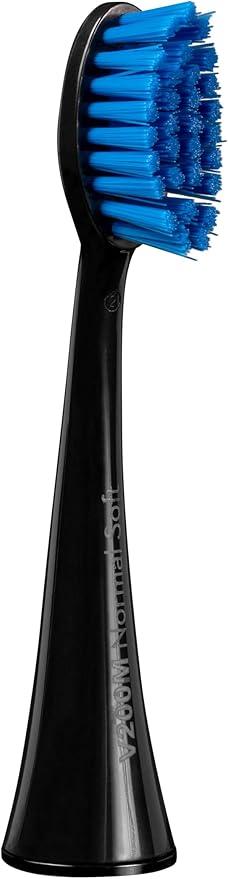 PRO-SYS® Black VarioSonic® Electric Toothbrush Replacement Head (V200M Normal Soft), Burst Brush Head, Pack of 3