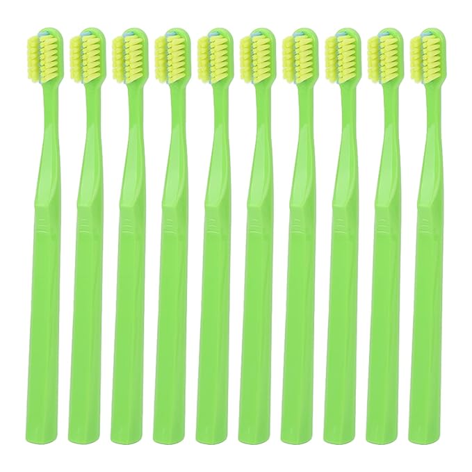 10Pcs Toothbrush Cleaning Tool Set, Interdental Brush Kit for Kids and Adults, Soft Tooth Cleaner for Braces and Teeth, Care Accessories for Oral