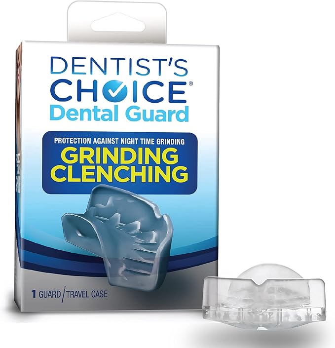 Dentist's Choice Dental Guard - Best Oral Appliance for Bruxism Clenching - Nighttime Moldable Front Tooth Custom Anti Teeth Grinding Night Protector - Professional Slim-fit Bruxing Mouth Bite Splint