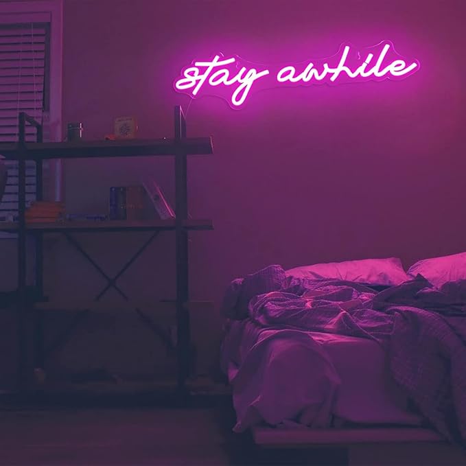 LED Neon Sign Night Light for Wall Party Décor Bedroom Room Bar Wedding Home Birthday Art Decoration Christmas with USB Chain Light Modulator 5v