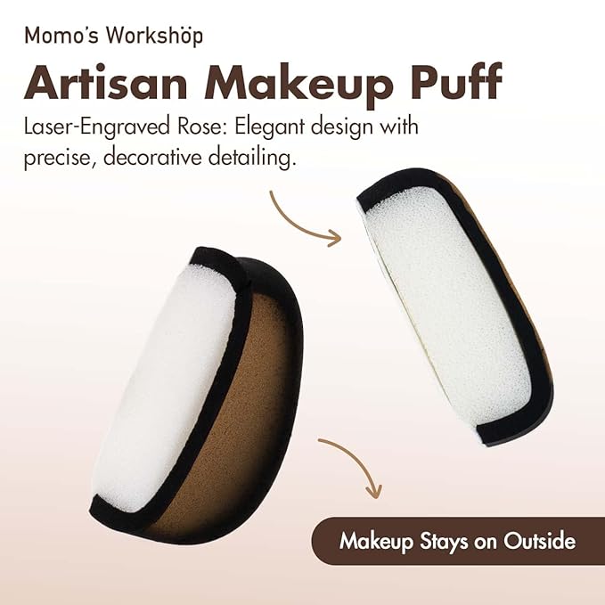 Mini Trapezoidal Makeup Sponge Set,Dual-Use Mini Rubycell Sponge for Foundation/Concealer/Blush,Soft, Even Application for Liquid & Cream Products,3pcs Mini Concealer Puffs & Storage Case