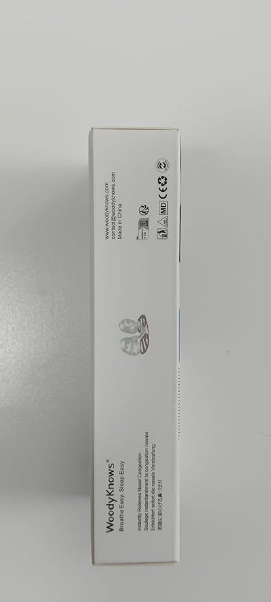 WoodyKnows Super-Support Nasal Dilator, Improves Sleep and Sports Airflow, Nasal Congestion and Nose-Related snoring aid (XS 4Pack)
