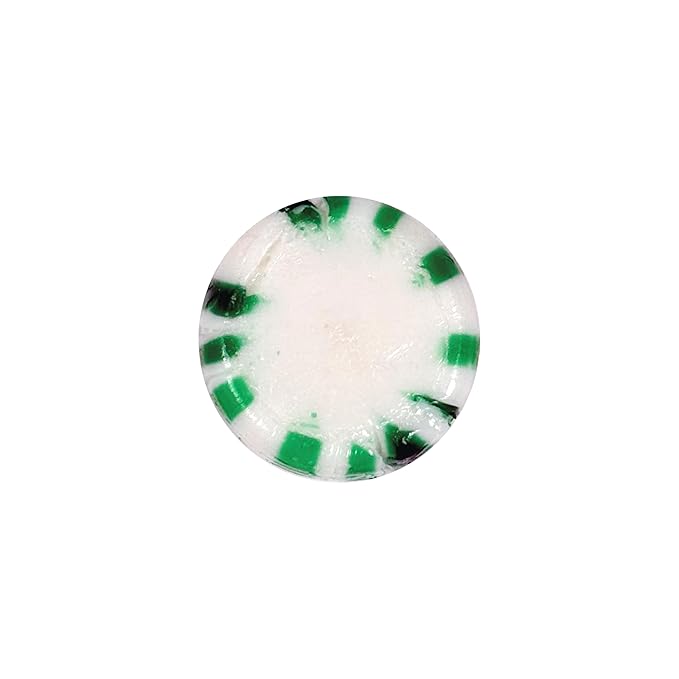 Arcor Starlight Spearmint Candy, 2 Pound Bulk Spearmint Hard Candy (Approx. 150 pcs.), Green Mints Individually Wrapped Spearmints, Green Candy