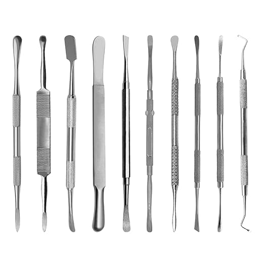 Periosteal Elevators Dental Surgical Instruments lab Work, German Grade Stainless Steel, (10 Pcs Set)