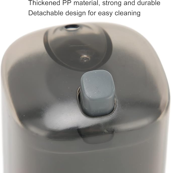 ZJchao Toothpick Dispenser, Automatic Popping Up Toothpick Holder, Black, PP Material, Compact, 80 Toothpicks Capacity