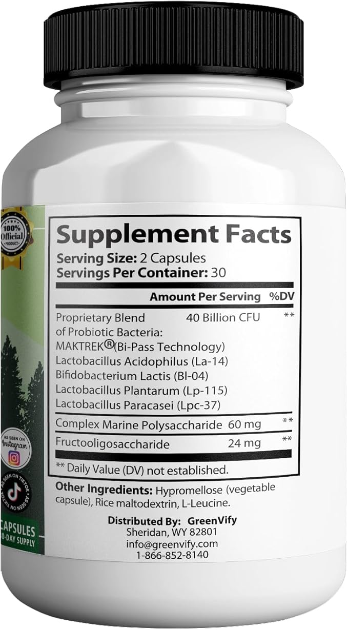 Oradentum Max Probiotic Supplement, 40 Billion CFU, 60 Capsules, 30 Day Supply (3)
