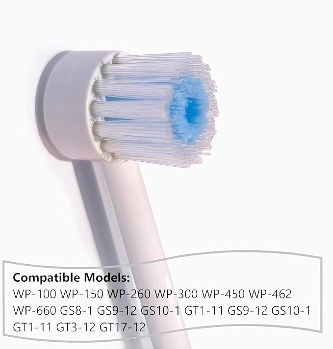 Replacement Toothbrush Heads for Waterpik Water Flossers, Replacement Picks Compatible with Waterpik, 5Pcs Replacement Heads for Water Pick flosser.(Assorted Brushhead, Random Delivery)