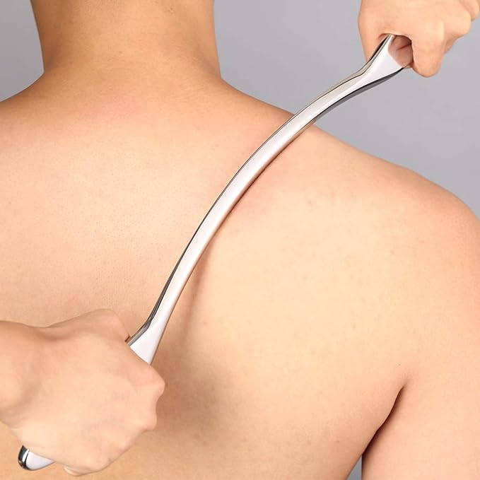 STICKON Stainless Steel Gua Sha Scraping Massage Tool Set IASTM Tools Great Soft Tissue Mobilization Tool (O Shape)