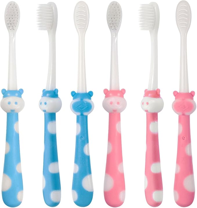 200 pcs Disposable Kids Toothbrush Bulk Individually Wrapped, Toddler Toothbrushes for Kid Age 2+ Children Toothbrush Set Soft Bristles Boys Girls Toothbrush
