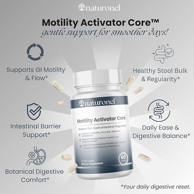 Motility Activator Core Capsules - Cleanse Pills Daily Premium Support, Motility Activator Cleanse Natural Digestive Formula for Overall Health & Wellness Supplement (3)