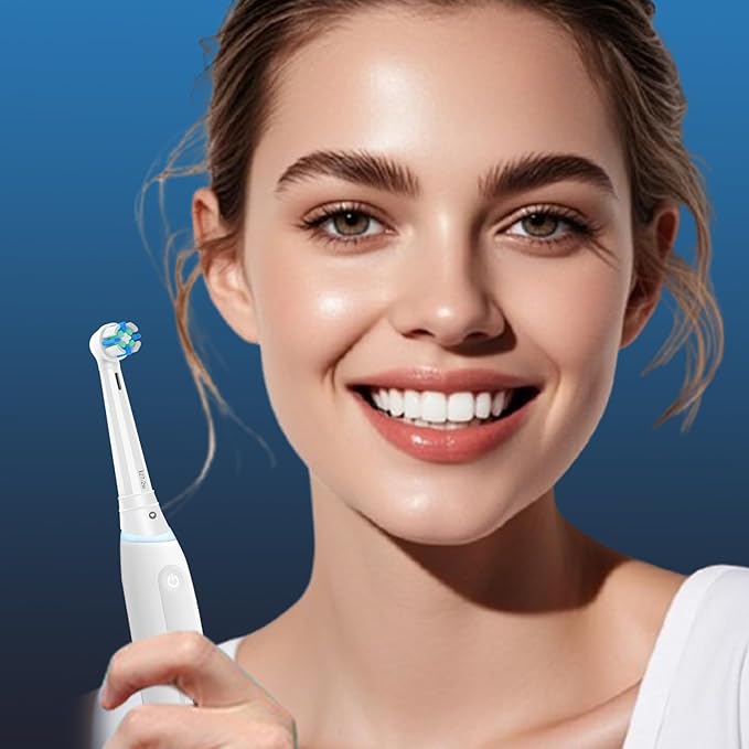 8 Pcs IO Replacement Heads Compatible with Braun Oral B IO Series Electric Toothbrush, Brush Heads ompatible with Oral B IO 2 3 4 5 6 7 8 9 10 for Teeth Clean (White)