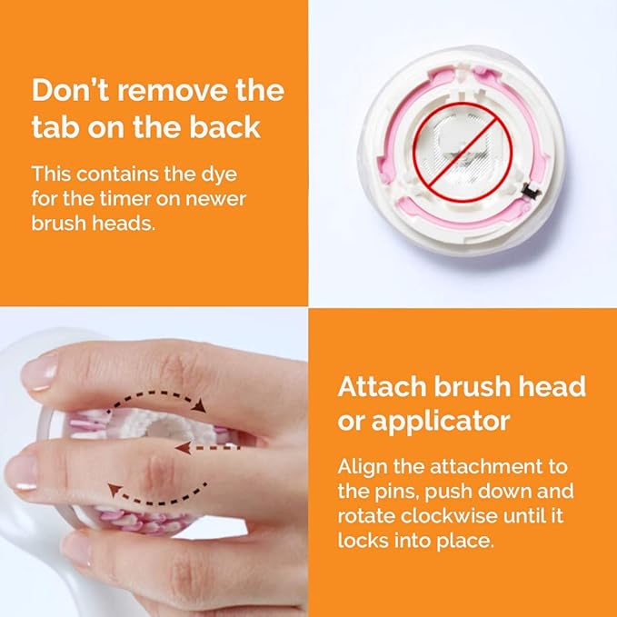 Clarisonic Deep Pore Facial Cleansing Brush Head Replacement for Mia 1, Mia 2, Mia Fit, Alpha Fit, Smart Profile Uplift and Alpha Fit X, 4 Count