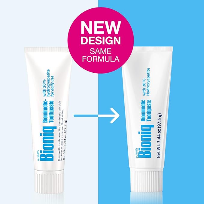 Bioniq Classic Biomimetic Toothpaste with 20 Percent Hydroxyapatite I Clinically Tested I 3.44 Oz