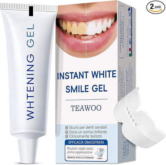 Teeth Whitening Gel –30ml, Dentist Developed WhitePlus Edition (Food-Grade Silicone Mouth Tray Included)