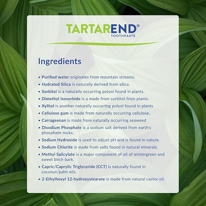 Toothpaste for Tartar Removal - Tartar Control Toothpaste to Remove Tartar and Plaque from Teeth at Home and Prevent Tartar and Plaque Buildup - 3.4 oz Tube, 1-Pack (Minty Wintergreen)