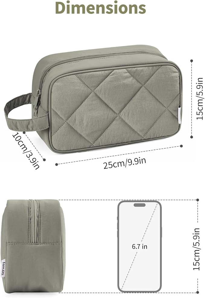 Narwey Travel Toiletry Bag for Women Traveling Dopp Kit Men Travel Bag for Toiletries Cosmetic Bag Makeup Bag Medicine Bag for Traveling