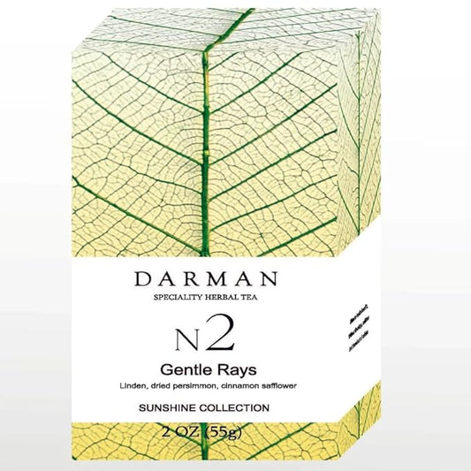 Armenian Herbal Tea No. 2 – Gentle Rays | Soothing Loose Leaf Blend with Linden, Dried Persimmon, Cinnamon & Safflower | 1.95 oz Wellness Tea Gift Box | Calming Mountain Herbs for Relaxation & Balance