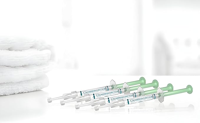 Opalescence 35% Gel Syringes Teeth Whitening - Refill Kit (4 Syringes Total) Carbamide Peroxide. Made by Ultradent, in Melon Flavor. Tooth Whitening Refill Syringes 5404-1