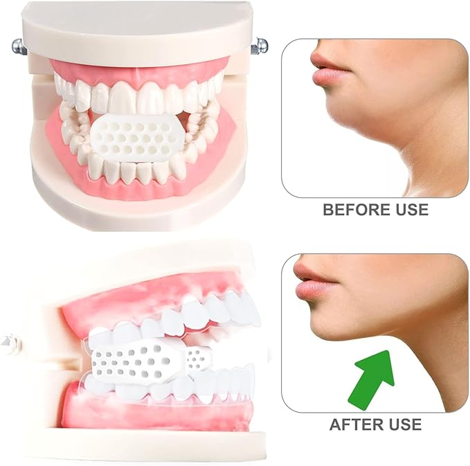 Jawline Exerciser for Man and Woman 3 Resistance Levels (6 pcs) BPA Free Silicone Jaw Exerciser Gum Tablets Jaw Trainer & Jaw Exerciser Shaper for Beginner, Intermediate & Advanced Users