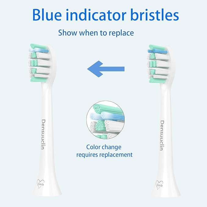 Replacement Toothbrush Heads for Philips Sonicare Replacement Heads, Replacement Brush Head Compatible with Phillips Sonicare Electric Toothbrush, 10 Pack