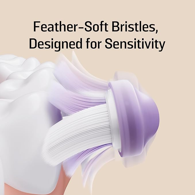 Soocas Multiclean Ultra Soft Electric Toothbrush Replacement Heads, Compatible with Both NEOS II and NEOS II Ultra, 2 Brush Heads, White
