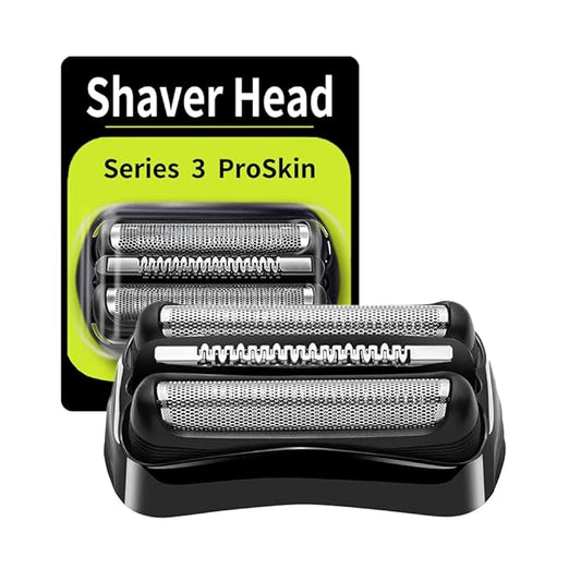 21B Series 3 Electric Shaver Replacement Head Compatible with Braun Series 3 Foil Shaver Replacement Heads 21b 3010s, 3040s,5409,etc for Braun Part 21b