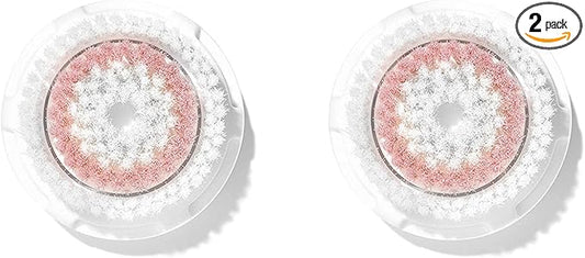 Radiance Facial Cleansing Brush Head Replacement | Compatible with Clarisonic Mia 1, Mia 2, Mia Fit, Alpha Fit, Smart Profile Uplift and Alpha Fit, 2 Pack (Radiance)