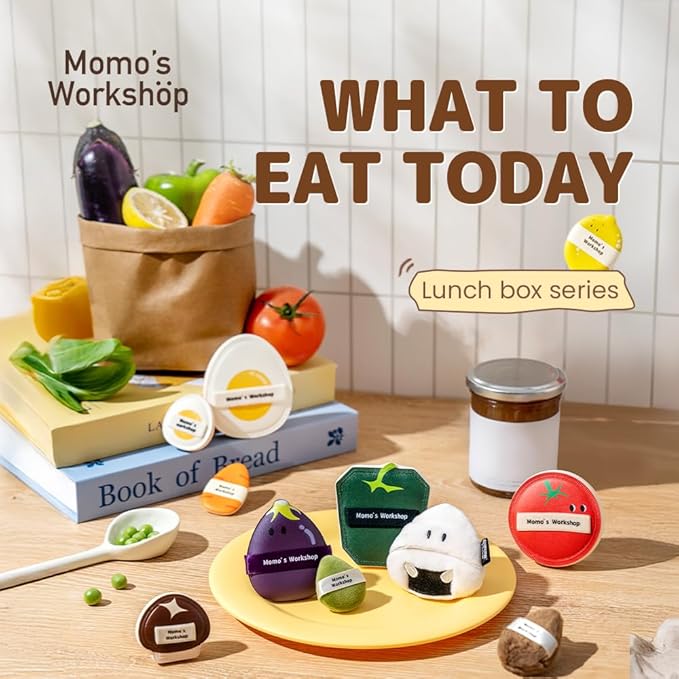 Momo’s Workshop Sun Egg Makeup Sponge Puff & Tomato Makeup Sponge Set - 2PC Medium Bounce Rubycell Foundation Puffs for Creamy Finish, Quick Blending, Comfortable for All Skin Types & Storage Case