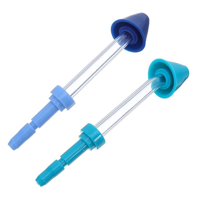 SOIMISS 2pcs Water Flosser Nozzles - Replacement Accessories Oral Irrigation Tips for Nose Washing - Easy Attachment for Effective Dental and Nasal Cleaning Compatible with Waterpik