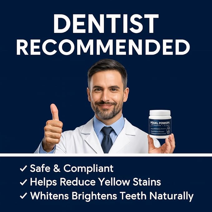 Remineralizing Tooth Powder with Pearl Powder | Natural Teeth Whitening Scrub | Hydroxyapatite Fluoride-Free Tooth Polish (1)