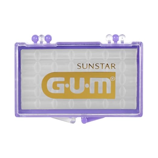 GUM - 723RQC Orthodontic Wax with Vitamin E and Aloe Vera, for Braces, Wires & Partial Dentures (Pack of 2)