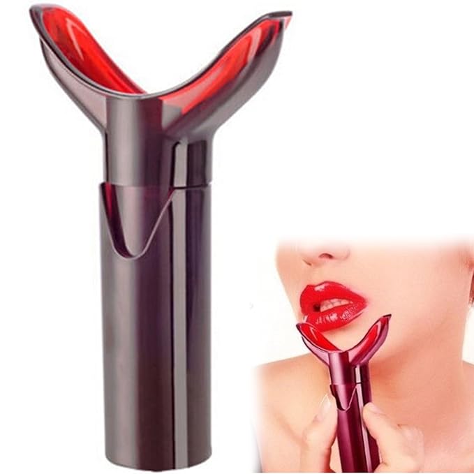 Lip Plumper Device Self-Suction Lip Enhancer Tool Portable Manual Massage Plumper Easy-to-Use Circulation Boosting Line Reducer for Fuller