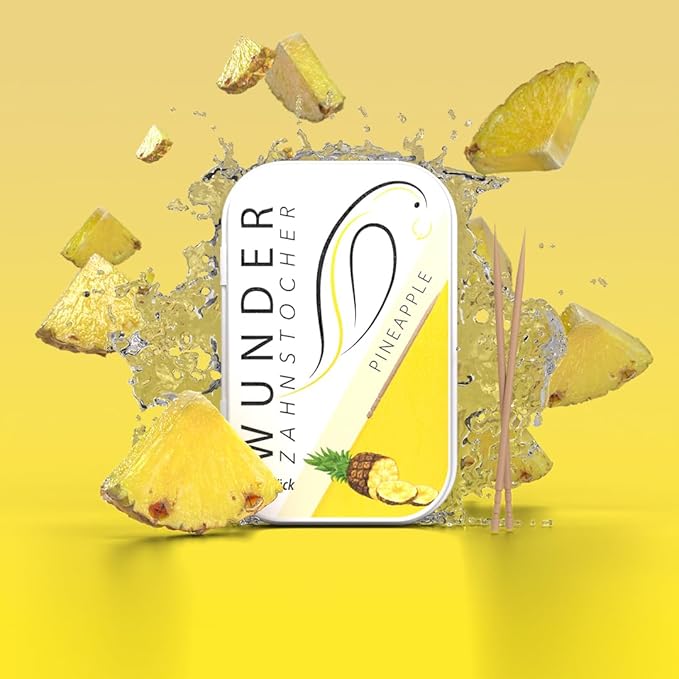 Wonder Toothpick - Flavored toothpicks - Stop Nail Biting - Fresh Breath with Flavored toothpicks - Teeth Cleaning to go - Sugar-Free, Vegan
