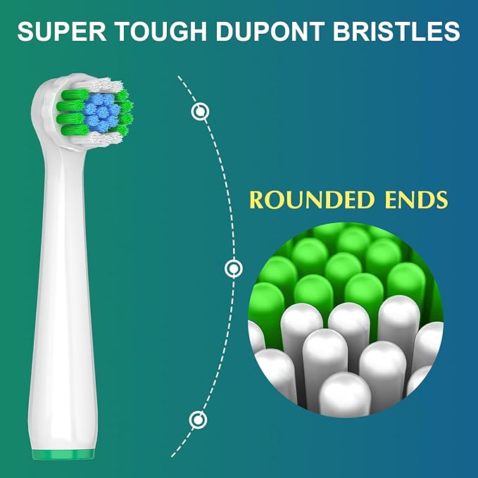 Replacement Toothbrush Heads Compatible with Oral B Braun Pro 1000 Electric Toothbrush Heads, 8 Count Precision Clean Brush Heads Refill Compatible with Oral B Pro 100/500/1000/1500/Genius X